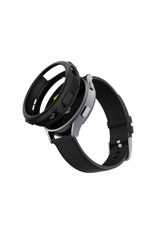 Spigen Galaxy Watch 5/4 44mm İle Uyumlu Kılıf Liquid Air Matte Black