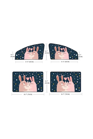 Lemestar Hızlı Kurulumlu Manyetik Araç Güneşlik - Uv Koruma, Katlanabilir, Emniyetli Sürüş