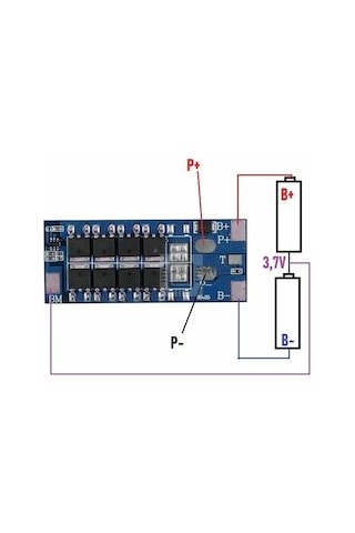 Lifepo Bms 2s 25a Anlık 90a Balanssız