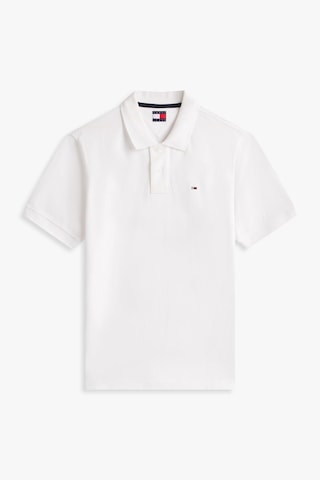 Tommy Hilfiger Tjm Erkek Regular Ess Beyaz Polo Yaka T-shirt-13676 Beyaz