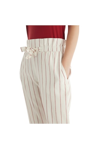 Blackspade Kadın Pantolon 60560 - Bordo Çizgili Bordo