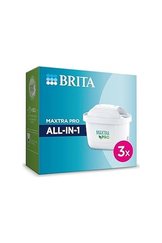 BRITA Maxtra Pro All-In-1 Yedek Su Arıtma Filtresi 3'lü