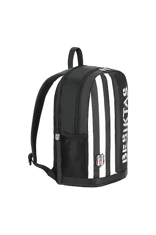Me 25301 Beşiktaş Tribün Çubuklu Sırt Çantası Siyah