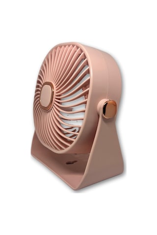 Zb112 Taşınabilir Masaüstü Pembe Usb Fan