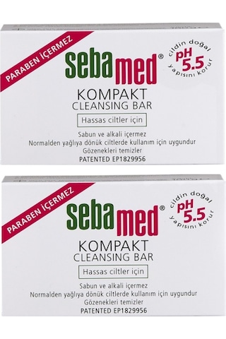 Sebamed Kompakt Cleansing Bar Hassas Ciltler için Sabun 2 x 100 G