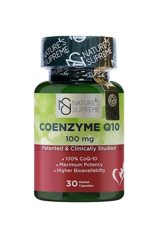 Natures Supreme Coenzyme Q10 100 Mg 30 Kapsül Aromasiz
