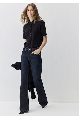 Mavi - Ashlie Mavi Edition Tencel Liyosel Karışımlı Derin Mavi Jean Pantolon 1012714-91275 Koyu Mavi