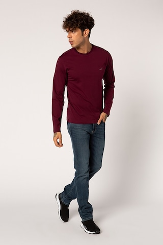 Vigoss Battal Erkek Sweatshırt B44221-03370 - Mürdüm