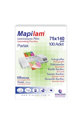 Mapilam-100mic.75x140 Parlak Polyester 100 Mapilam-100mic.75x140 Parlak Polyester 100