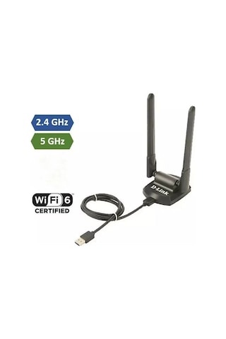 D-lınk Dwa-x1852/eu Wıreless Ax1800 Wı-fı 6 Usb Adaptör