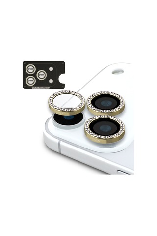 Apple Uyumlu iPhone 17 Pro Guess Lisanslı 4g Yazı Logolu Kılıf&ekran&lens Koruyucu 3in1 Aksesuar Seti Kahverengi Kahverengi