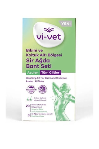 Vivet Bikini Ve Koltuk Altı Sir Ağda Bant Seti