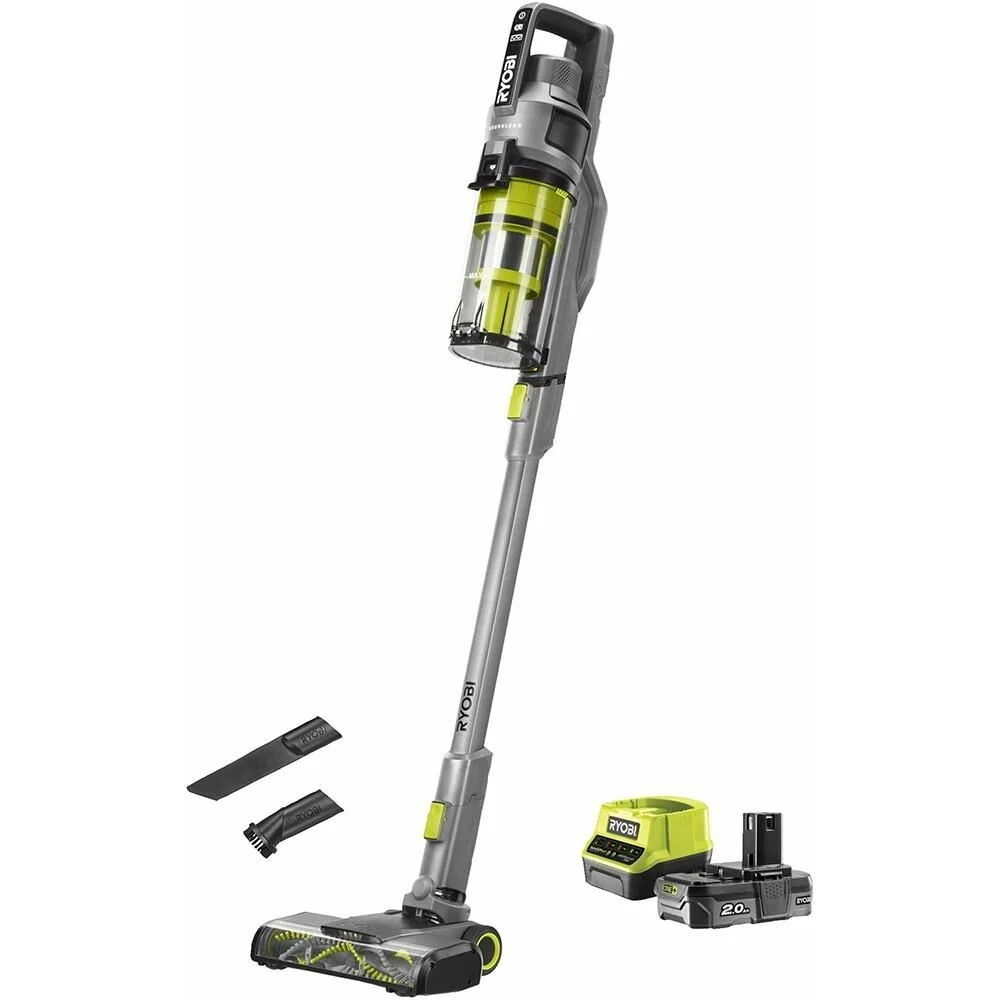 Ryobi RSVS18-1C20G Akülü Dik Süpürge 1x2.ah Akü + Şarj Cihazı 5133006515