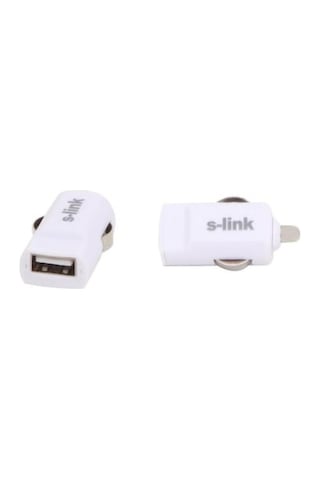 Oto Çakmak Usb Apple Uyumlu iPad Şarj S-Link Ip-588 Usb Araç Şarjı 5V 2A