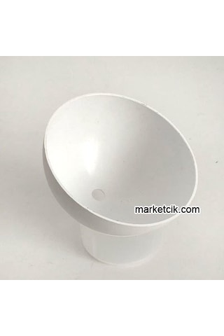 Marketcik Avize Abajur İçin Beyaz Plastik Küre Rozans