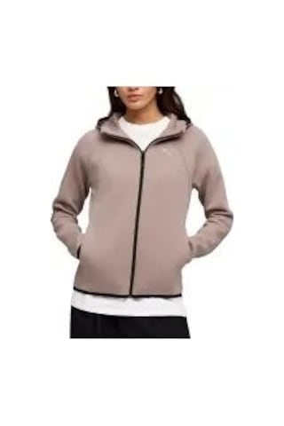 Evostrıpe Full-zip Hoodie Dk Kadın Sweatshirt 69189888 Bej
