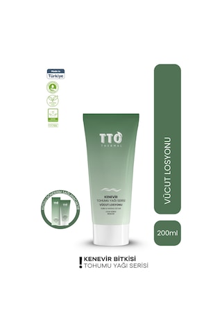Tto Thermal Kenevir Bitkisi Yağı Vücut Losyonu 200 ML