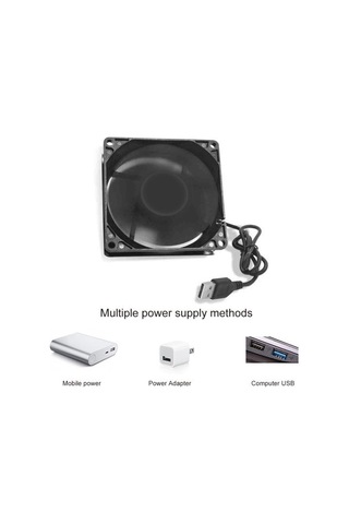 12 Cm 1200 Rpm 5 V Usb Soğutma Fanı Soğutucu Pc Bilgisayar Kasası Yönlendirici Set Üstü Kutusu