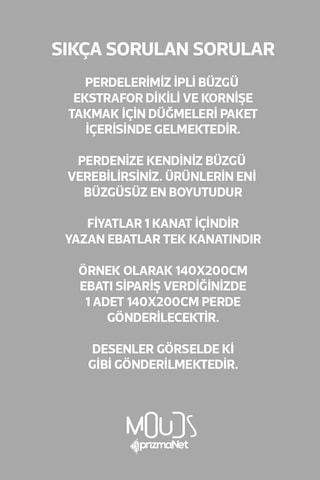 Beyaz Kalpler Desenli Süet Oturma Odası Salon Fon Perde Baskılı Ekstrafor Büzgü Tek Kanat Prd-1043 Çok Renkli