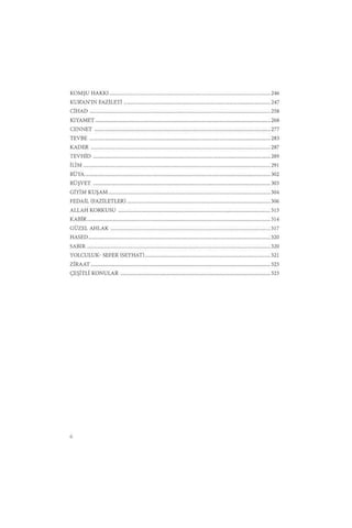 Hadis Deryasından Bir Katre- Mercan Kitap