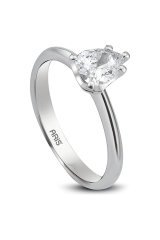 Ariş 0.50 ct. Pırlanta Damla Tektaş Yüzük