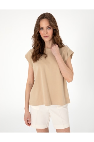 Pierre Cardin Kadın Bej Tişört 50301474-vr011 Bej