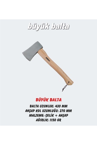 Nurgaz Büyük Kamp Baltası