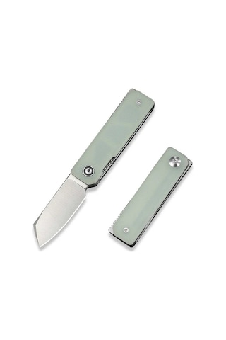 Civivi Kukei Natural G10 Handle Satin Finished Nitro-v Blade Kamp Çakı Yeşil