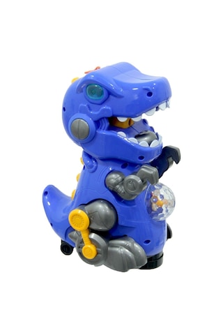Birlik Pilli Işıklı Duman Püskürten Robot Trex