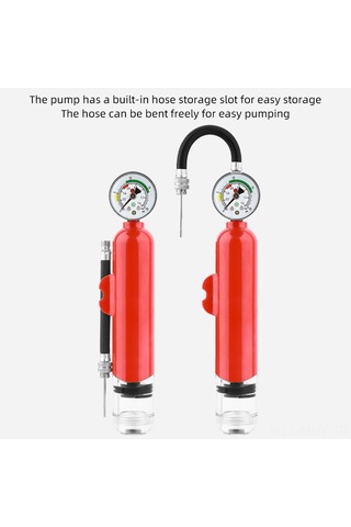 Monyee Mavi Mini Abs Hava Pompa, 1.4bar Hızlı Şişirici, Spor Topları İçin Taşınabilir Plastik Pompa