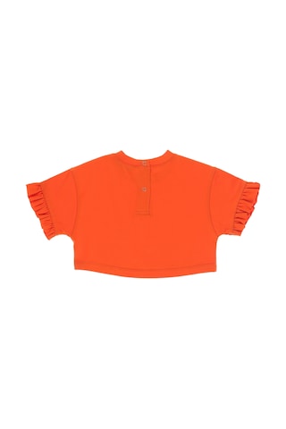 Panço Kız Çocuk crop T-shirt Oranj 001