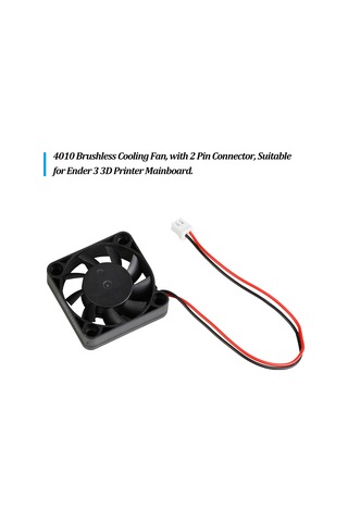 Maiyame Creality Ender 3 3d Yazıcı İçin 24v 4010 Bilyalı Rulmanlı Soğutma Fanı