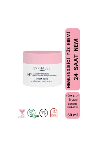 Byphasse Hydra 24 Saat Nemlendirici Gündüz Yüz Bakım Kremi 60 ML