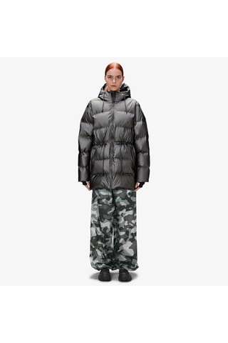 Rains Alta Puffer W3t4 Kadın Gri Mont