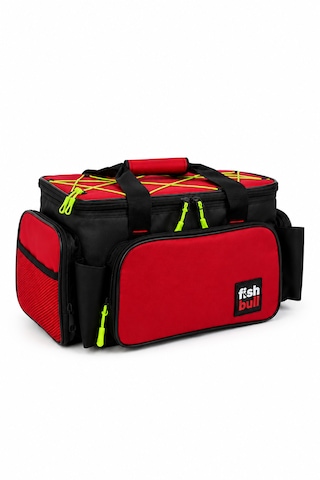 Fishbull Profesyonel Balıkçı Çantası - Kırmızı