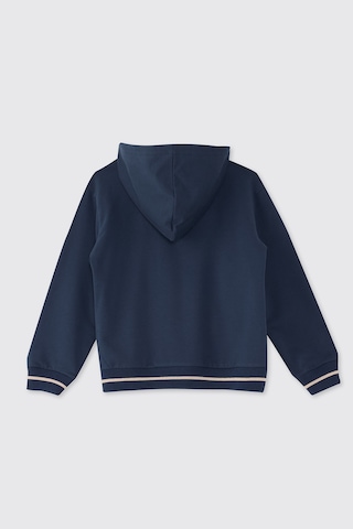 Panço Erkek Çocuk Fermuarlı Sweatshirt Haki Lacivert