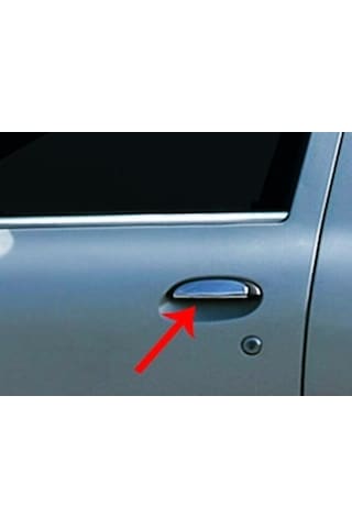 Renault Clio 2 Symbol Krom Kapı Kolu 4 Kapı Pçelik 1998-2005