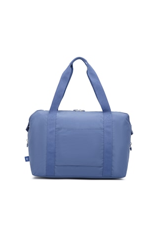 Smart Bags Orta Boy Su Geçirmez Extra Hafif Krınkıl Kumaş El Valizi Ve Spor Çantası Mavi