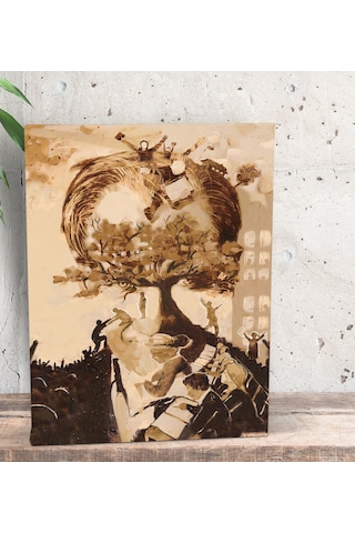 Bk Gift Atatürk Temalı Dekoratif Mini Kanvas Tablo 15X20Cm-41 (507630184)