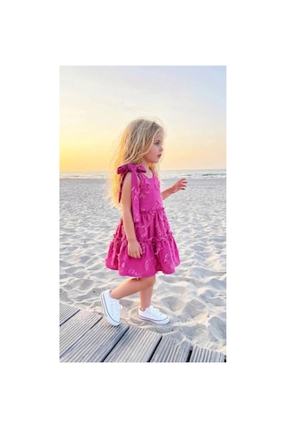Poala Kids Ribbon Pembe Elbise