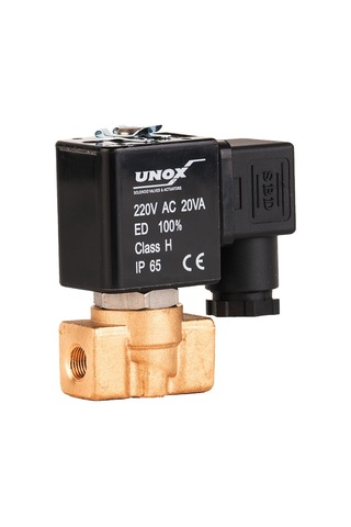 Unox Genel Maksat Normalde Kapalı Solenoid Valf (0,5-16 BAR)