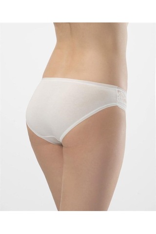Türen 262 İkili Likralı Dantelli Bikini-ekru Ekru