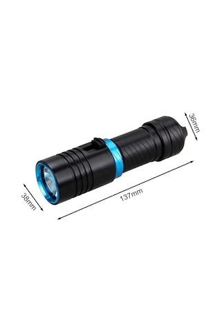 Wison Ws-4545 10w 1800 Lümen Şarjlı Su Altı Feneri Type-c, 5000 Mah, 100 M Menzil, Su Geçirmez Çok Renkli
