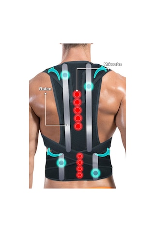 Newstyle Dik Duruş Korsesi Kamburluk Önleyici Omuz Korsesi