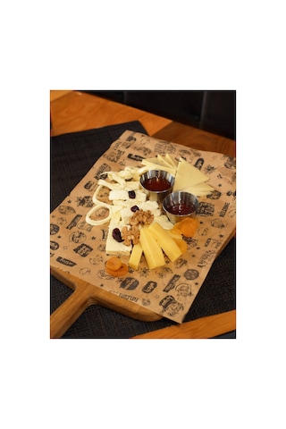 Yağ Geçirmez Şamua Servis Kağıdı 35x50 Cm 40 Gr 300 Adet Hamburger, Sandviç, Peynir Sunum Kağıd