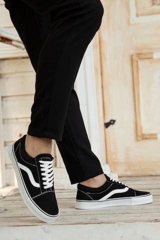 Daxtors Garantili Wanso Günlük Ortopedik Erkek Sneaker Spor Ayakkabı Siyah