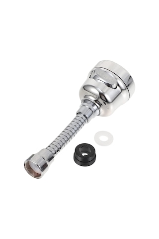 Foytokı 1 Bilgisayar Musluk Duş Püskürtücü Ile Mutfak Musluk Gümüş