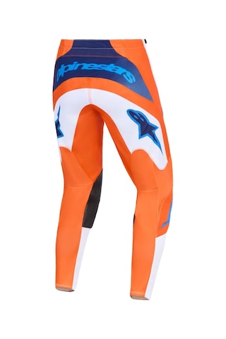 Alpinestars Fluid Grid Off-road Motosiklet Pantolonu Oranj Mavi Beyaz