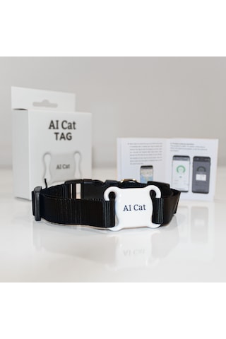 Aı Cat Tag Akıllı Evcil Hayvan Takip Cihazı Beyaz Su/ Toz Geçirmez Apple Uyumlu iOS/android 0