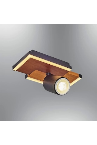 Özcan Aydınlatma 1419-1 Tek Spotlu Plafonyer Meşe Meşe